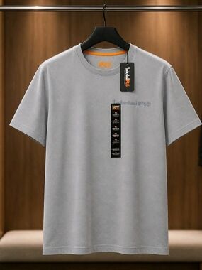 Timberland PRO Gray Short Sleeve Crew Neck Tee